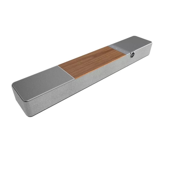Restored Klipsch Flexus Core 100 2.1 Ch All-in-One Soundbar, Dolby Atmos, Walnut Finish - 1071980-WN (Refurbished)