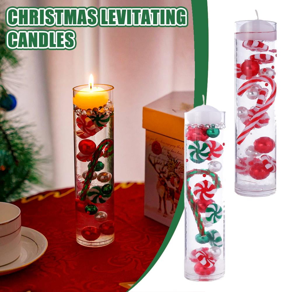 Christmas Floating Candles Vase Filler Beads Floating Pearls Water Gel
