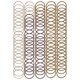 thumbnail image 1 of 100 Pcs Cuerdas de Pelo con Patrón Espiral para Mujeres y Niñas Color Marrón, 1 of 3