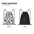 thumbnail image 2 of Yiaed Cute Baseball Print Drawstring Bags Drawstring Backpack Bulk String Back Pack Gym Sport Bag-Medium, 2 of 5