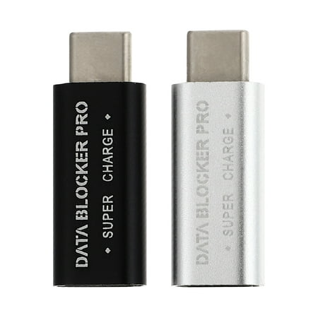 

2 PCS USB Type-C Data Blocker Juice Jacking Prevention Gender Change Connector