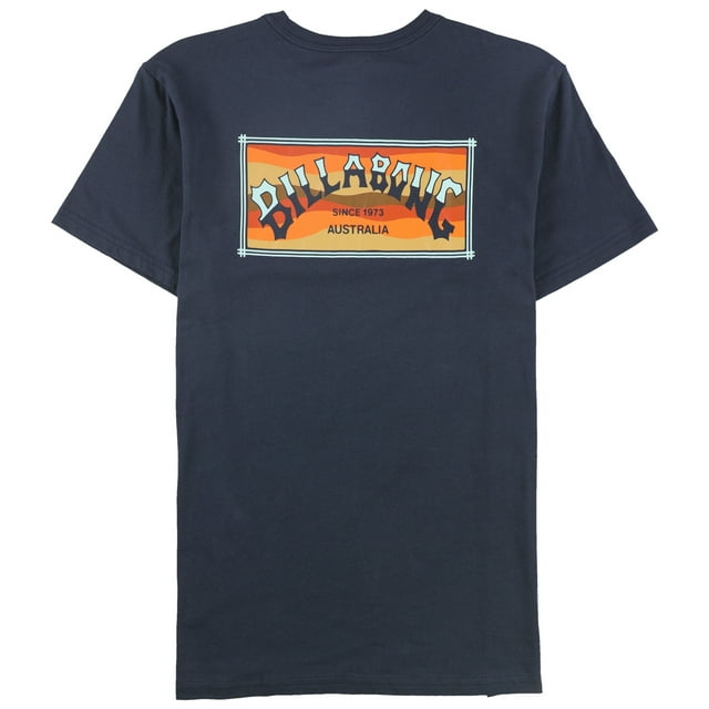 Playera gráfica Billabong Australia para hombre azul XX-Large