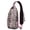 Apple Red Green, variant on Dental Tooth Pattern Sling Backpack, Cute Dentist Crossbody Daypack with Teeth Print for Hygienists and Students