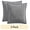 Gray, variant on Mainstays 22" x 22" Blue Chenille Flange Decorative Throw Pillow