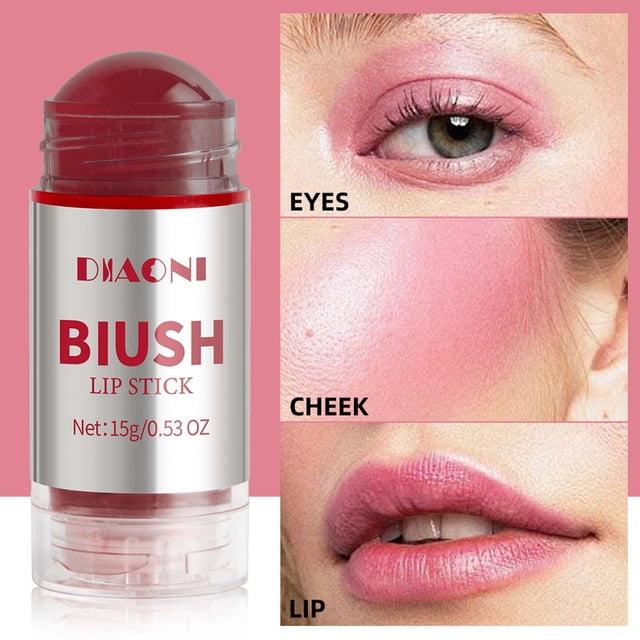 Clearance Sales Naittoop Lipstick Rouge Cream Powder Blusher Stick 15g