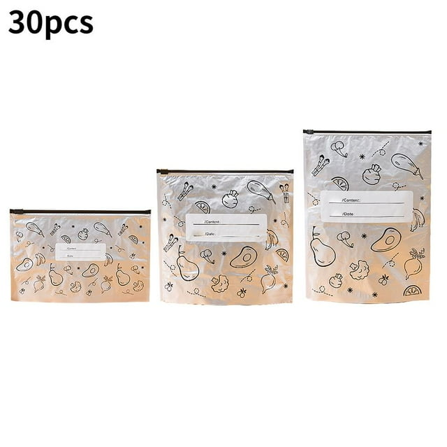 Lot de 10 Sacs de Rangement Réutilisables en Papier D\'aluminium Refermables, Pochettes Mylar de Qualité Alimentaire pour une Conservation Supérieure de la Fraîcheur, Sac sous Vide Thermoscellable pour la Préparation des Repas et l'Organisation des Collations