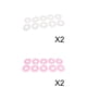thumbnail image 1 of 40 Uds. Divisores De Tamaño De Estante Para Ropa, Perchas Redondas Para Armario, Divisores, 1 of 9