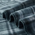 thumbnail image 5 of Mainstays Fleece Plush Throw Blanket, 50" x 60" inches, Blue Plaid Polyester, Machine Washable, 5 of 6