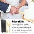 thumbnail image 6 of Stainless Steel Cake Knife and Server Set for Weddings, Birthdays, Anniversaries & Parties, 6 of 8