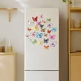 thumbnail image 4 of 24 Pcs Butterfly Wall Decor,3D Butterflies Stickers,Plastic Artificial Magnetic Butterfly Decor,Butterfly Wall Decals,Realistic Plastic Butterfly Wall Stickers,Removable Home Decor,Mixed 24 PCS, 4 of 8