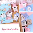 thumbnail image 4 of Yeacher Calculator Electronic 8-Digit Bear Compact Mini Lightweight Portable Handheld Calculator for Students Home, 4 of 8