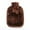 Brown, variant on Anckoeil 2L Hot Water Bottle Faux Fleece Cloth Cover Thermotherapy Fresh-keeping Cover Hot Warming Cold Protection Removable