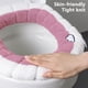 thumbnail image 3 of Funda de inodoro suave, más gruesa y cálida con tela de fibra lavable, reutilizable y de fácil instalación para una limpieza sencilla, cómoda mejora del baño para uso doméstico, 1 unidad, 3 of 7