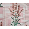 thumbnail image 4 of oneOone Polyester Lycra Rose Pink Fabric Leaves & Flowers Floral Fabric For Sewing Printed Craft Fabric By The Yard 56 Inch Wide, 4 of 4