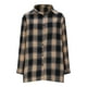 thumbnail image 5 of Blusa de manga larga con cuello vuelto para mujer, blusa informal de manga larga con cuello vuelto, blusa holgada con abertura frontal y estampado de letras., 5 of 7
