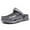 Gray, variant on Sport Breathable Mesh Clogs for Men Slip On Thick Sole Sandals Non Slip Lightweight Casual Slippers for Beach Pool Outdoor Activities