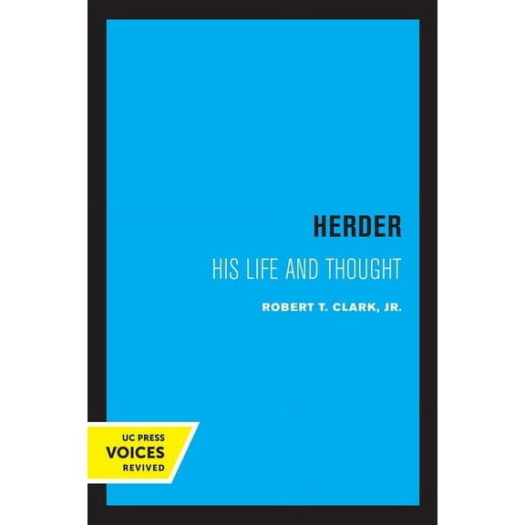 Herder: His Life and Thought, (Paperback)