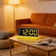 thumbnail image 1 of Reloj de pared digital con gran pantalla LED | Despertador con calendario y temperatura | Brillo ajustable para dormitorio, oficina y sala de estar, 1 of 6