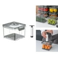 thumbnail image 4 of Food Storage for Vacuum Sealer Rectangle Organizer Vacuum Container Grey Grey 1.5L, 4 of 8