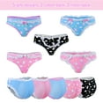 thumbnail image 2 of Littleforbig Panties Set Bedtime Bunny Pattern Women Briefs 5 Pack x-small, 2 of 8