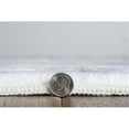 thumbnail image 5 of Linon Motif Printed Faux Rabbit Domo Polyester 3'x5' Accent Rug in Ivory, 5 of 8