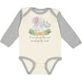 thumbnail image 3 of Inktastic I Am Fearfully and Wonderfully Made Cute Elephants Boys or Girls Long Sleeve Baby Bodysuit, 3 of 5