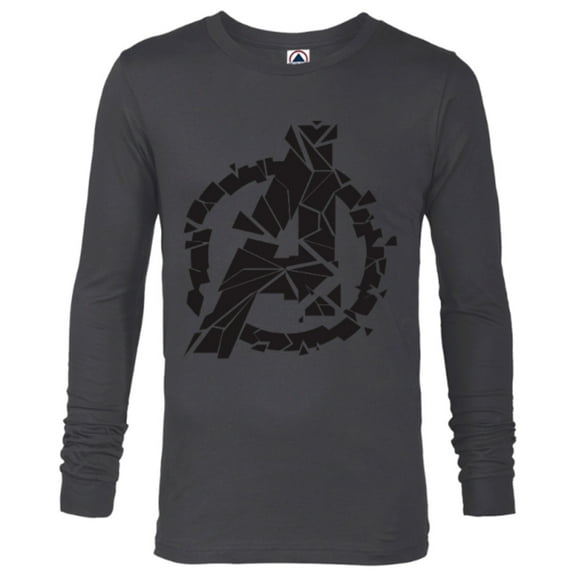 Marvel Avengers: Endgame Logo Broken Pieces - Long Sleeve T-Shirt for Men - Customized-Charcoal Heather