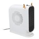 thumbnail image 3 of Calentador de aire de 500W ABS calor instantáneo desviación de aire de 360 ​​grados protección de apagado doble calentador de espacio para el hogar EU 220V, 3 of 10