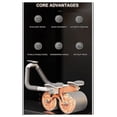 thumbnail image 2 of Train At Home Ab Roller Wheel For Abs Workout,ab Roller Wheel Exercise Equipment,ab Slider Roller Wheel Machine Body Strength Trainer Gym Fitness With, 2 of 5