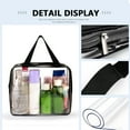 thumbnail image 3 of Large Capacity Clear Travel Toiletry Cosmetic Bag Multifunctional Makeup Bags Transparent PVC Storage Organizer, 3 of 19