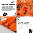 thumbnail image 3 of Halloween Blanket Spider Webs Pumpkin Ghost Spooky Blanket Gift for Girls Boys,Orange Plush Soft Halloween Throw Blanket for Couch, Bed, Sofa,Living Rooms 50"X60", 3 of 6