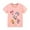 A Pink, variant on HAOTAGS Toddler Girls Cute Graphic Print Tee Shirts (2-8Years) Short Sleeve Round Neck Tshirts for Summer Light Blue 6 Years