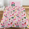 thumbnail image 2 of Emoji Ensemble Officiel de Housse de Couette et Taie d'Oreiller Réversible Flamant Rose, 2 of 3