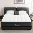 thumbnail image 1 of Vantto Full Mattress, 10 Inch Memory Foam Hybrid Double Mattress, Individual Pocket Springs Mattress with Pressure Relief, Motion Isolation, CertiPUR-US, 190cm L x 137cm W x 25cm H, 1 of 6