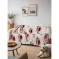 thumbnail image 6 of Pink Spring Floral Couch Cover for Dogs, Farmhouse Flowers Modern Art Washable Sofa Covers Slipcover for Pets Dogs Futon Cover, Couch Recliner Covers, Oversized Chair Slipcover 71"x91", 6 of 9