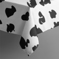 thumbnail image 4 of White and Black Of Leopard Print Rectangle Tablecloth 60"x102",Waterproof Polyester Rectangle Table Cloth, Wipeable Spillproof Polyester Tablecloth for Dining, Camping, Indoor and Outdoor, 4 of 6