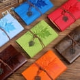 thumbnail image 3 of Loose-leaf Refillable Notebook Lightweight Portable Notebook for Travelers Writers  Red A6, 3 of 8