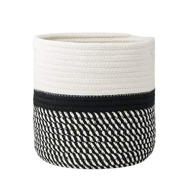 SXcggal Rope Woven Flower Decorative Indoor Flower Pot Style Small Storage Grocery Storage Practical Basic Flower Pots For Garden