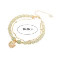 thumbnail image 5 of GROFRY Glass Beads Bracelet for Women Tulip Pendant Bracelet Adjustable Alloy Bracelet Female Jewelry Birthday Valentine Gift for Wife Girlfriend Her, 5 of 8