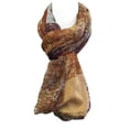 thumbnail image 4 of Wrapables® Lightweight Infinity Scarf, Brown Square, 4 of 7