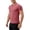 Pink, variant on Men Tshirts V Neck , Men Clothing , Performance Running Crew Neck Athletic Workout Top Short Sleeve Sport Shirt Wicking Breathable for Men