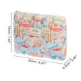thumbnail image 2 of 1 Pc Bolsa de Maquillaje de Conejo Acolchada Durable para Mujeres, Tamaño Mediano, para Vacaciones, Color Algodón Variado, 2 of 3
