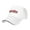 White, variant on Gardner-Webb University Casual Sandwich Baseball Cap Adjustable For Men For Women