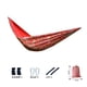 thumbnail image 5 of hamaca al aire libre,Hamaca de camping para adultos Nylon al aire libre,Hamaca portátil exterior impermeable ligera,Patio resistente al desgaste de la hamaca del campamento de servicio Rojo, 5 of 9