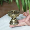 thumbnail image 3 of Incense Cone Holder, Long Lasting Easy To Clean Stable Incense Holder Base Retro Zine Alloy  For Yoga, 3 of 8