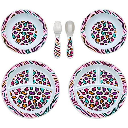 Gerber Graduates 6-Piece Dinnerware Set, Multi Animal Print, BPA ... Gerber Graduates 6-Piece Dinnerware Set, Multi Animal Print, BPA ...