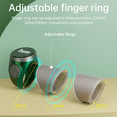 thumbnail image 3 of Smart Tally Counter Digital Electronic Finger Ring Tally Counter Muslims Ring Prayer Time Reminder Counter Red, 3 of 6