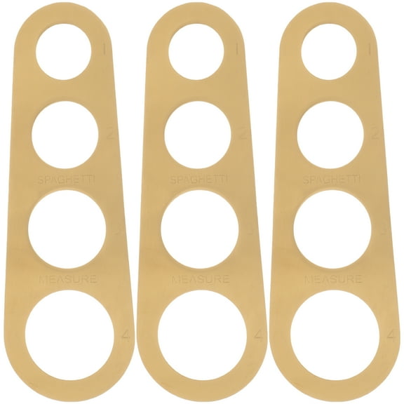 3 Pcs 4-Hole Pasta Ruler Noodles Spaghetti Measure Tool Mostaccioli Kitchen Measurer Portion Control Tools