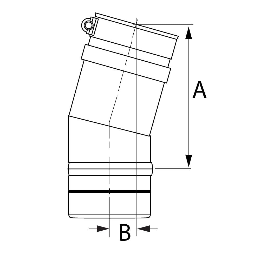 Duravent FSELB1504 4" Inner Diameter - Stainless Steel