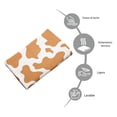 thumbnail image 4 of Cobija Manta Frazada Juana Gallo Diseño de Animal Print de Vaca Café Ultra Ligera, 4 of 5